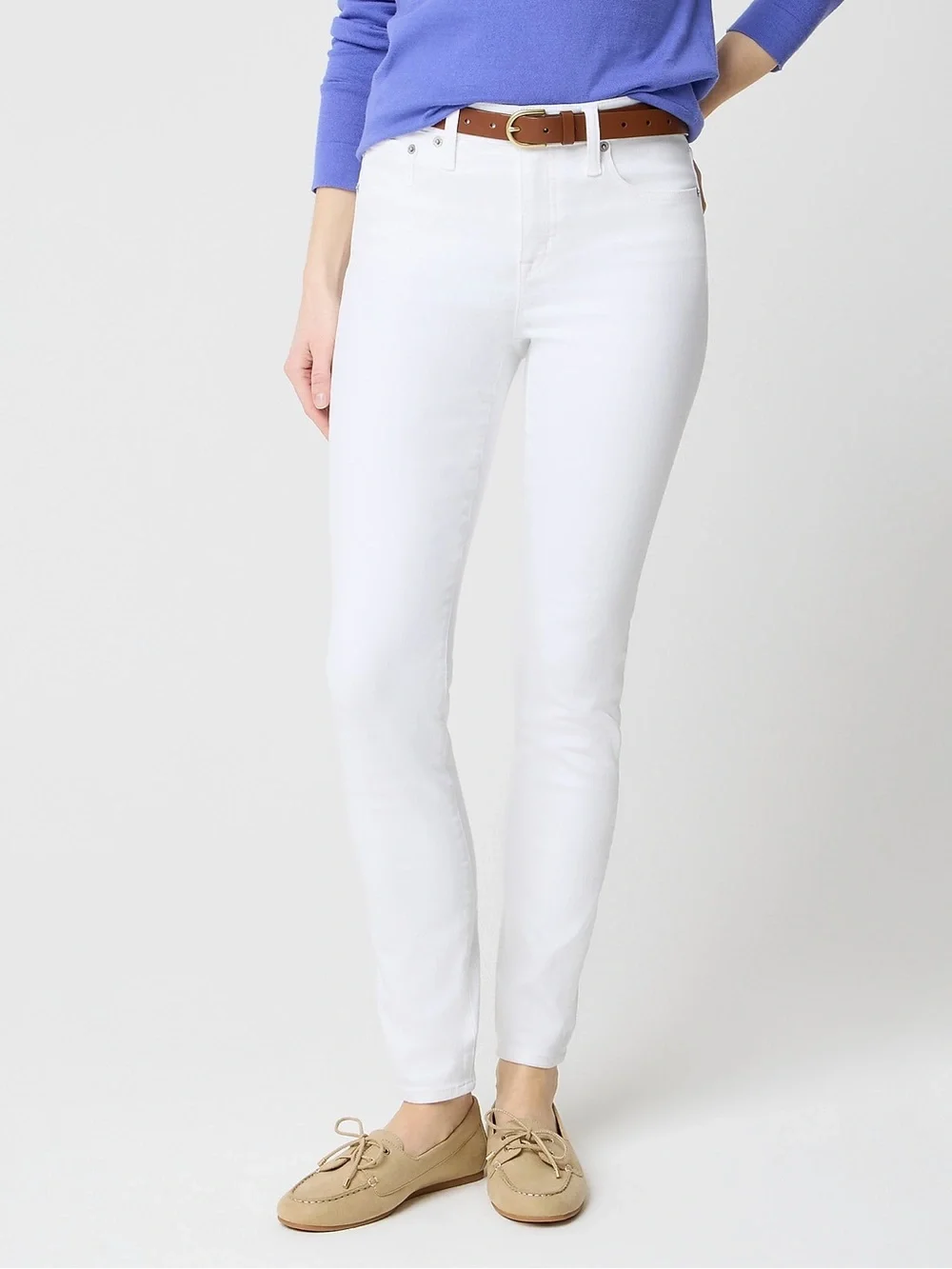 J. Crew White Skinny Jeans